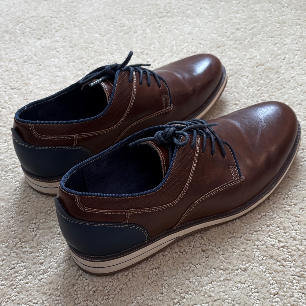 Elegant Brown Kids Dress Shoes